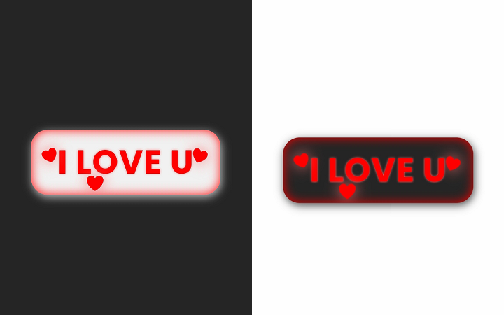 UI/UX love Button 